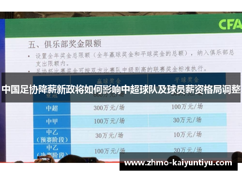 中国足协降薪新政将如何影响中超球队及球员薪资格局调整